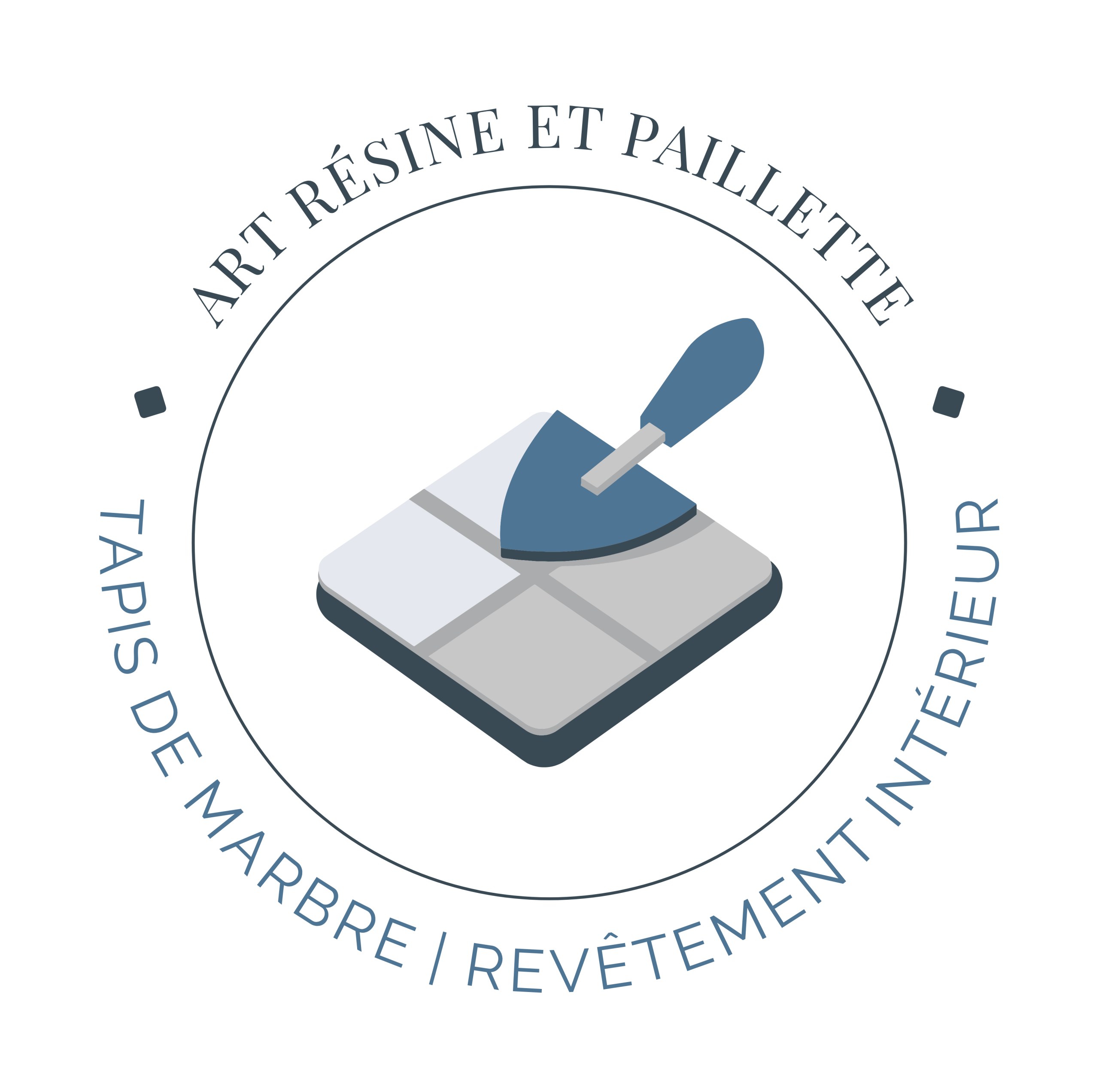 Art Rsine et paillette